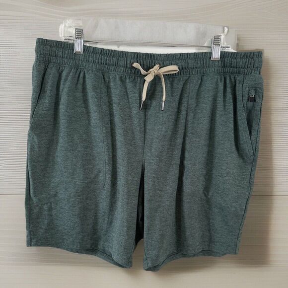 Mens R.O.W. Right Of Way Heathered Green Pocket Shorts XL Extra Large - Picture 1 of 6